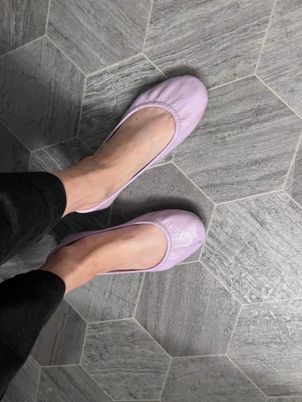 Used Ballet Flats, Violet Size 6 Tieks